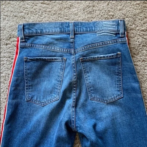 NWT REVICE Ruby Tuesday Racer Stripe Jeans. - Picture 11 of 15